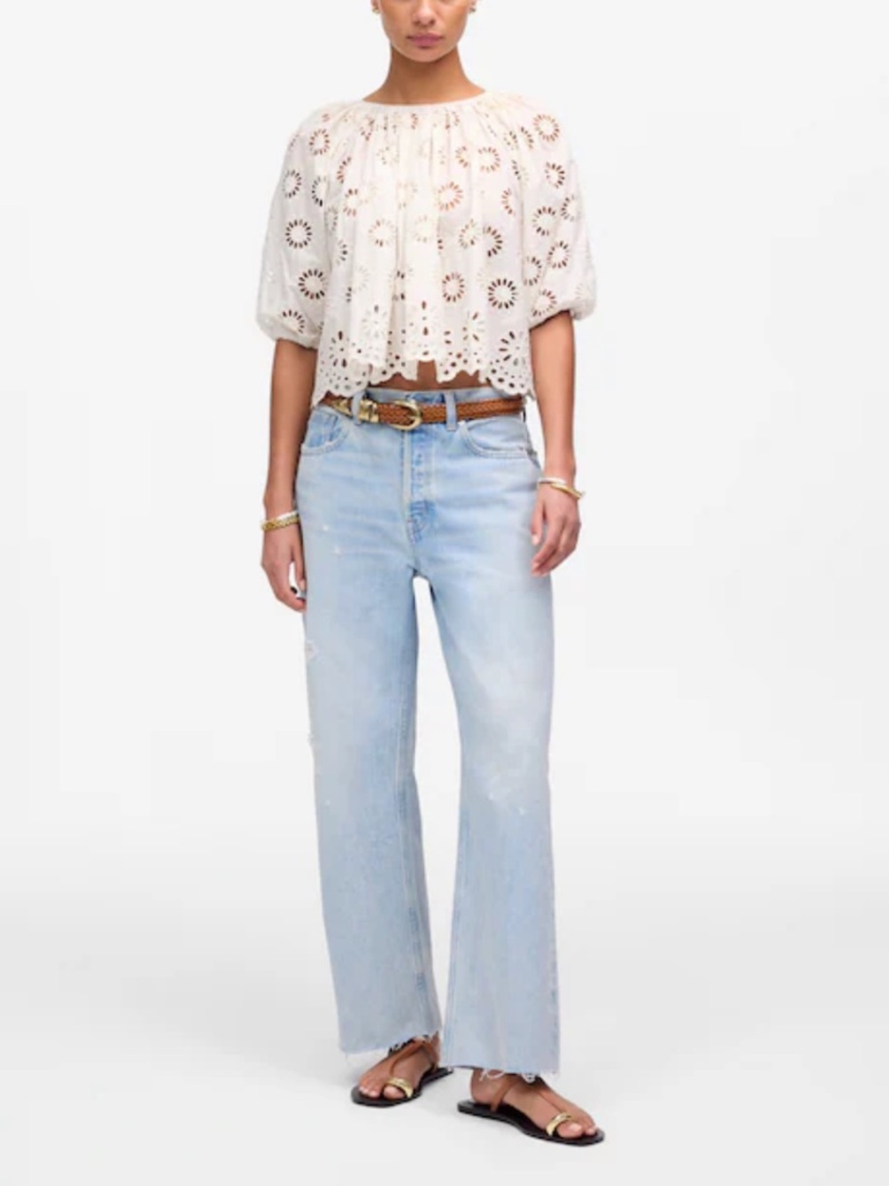 Madewell Low Slung Baggy Crop 26 - Picture 5 of 7